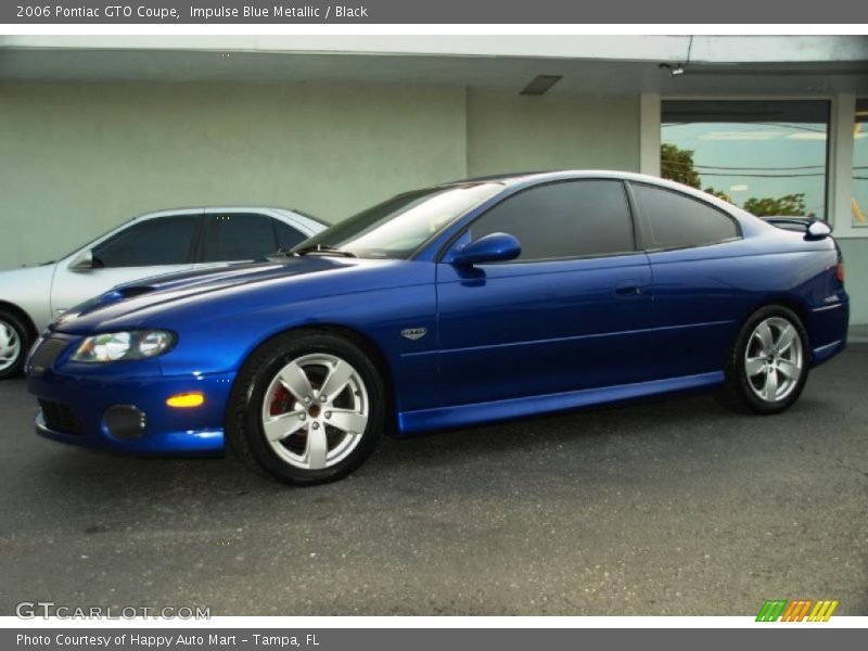 Impulse Blue Metallic / Black 2006 Pontiac GTO Coupe