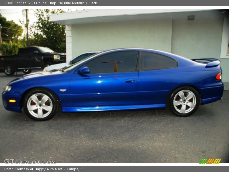 Impulse Blue Metallic / Black 2006 Pontiac GTO Coupe