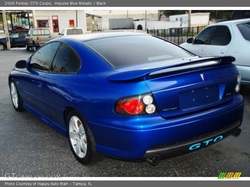 Impulse Blue Metallic / Black 2006 Pontiac GTO Coupe