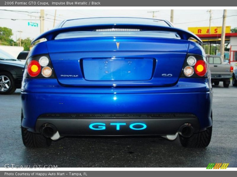 Impulse Blue Metallic / Black 2006 Pontiac GTO Coupe