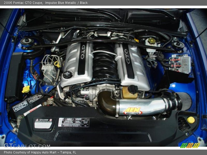 Impulse Blue Metallic / Black 2006 Pontiac GTO Coupe