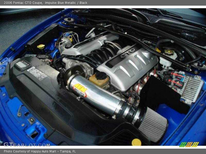 Impulse Blue Metallic / Black 2006 Pontiac GTO Coupe