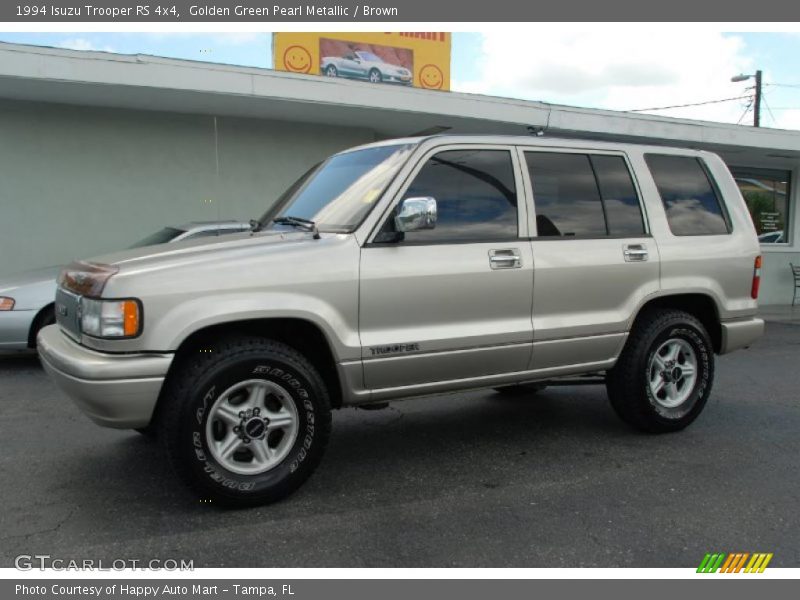Golden Green Pearl Metallic / Brown 1994 Isuzu Trooper RS 4x4