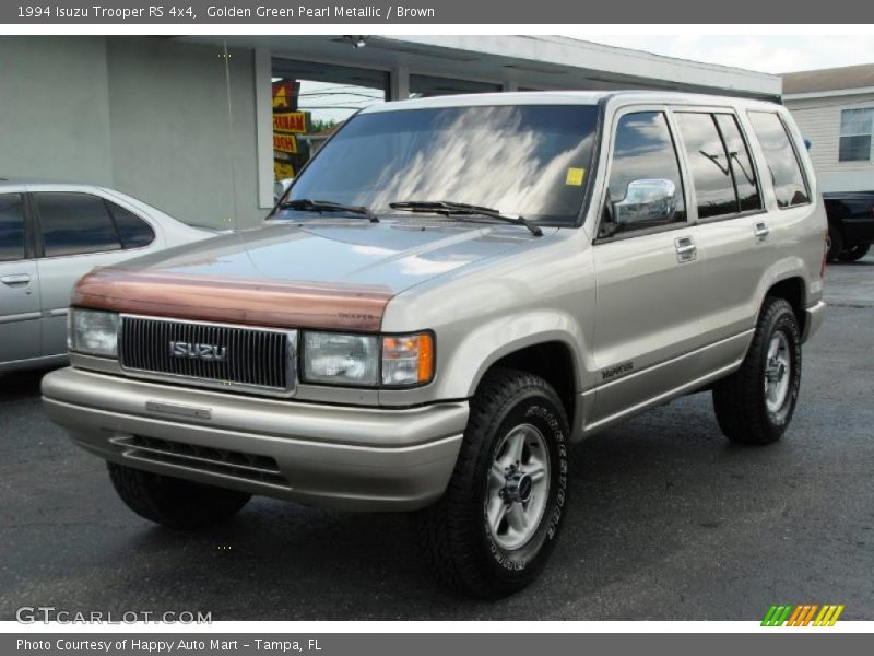 Golden Green Pearl Metallic / Brown 1994 Isuzu Trooper RS 4x4
