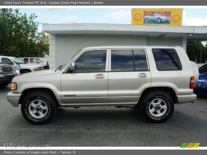 Golden Green Pearl Metallic / Brown 1994 Isuzu Trooper RS 4x4