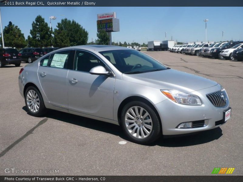 Quicksilver Metallic / Ebony 2011 Buick Regal CXL