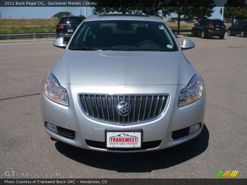 Quicksilver Metallic / Ebony 2011 Buick Regal CXL