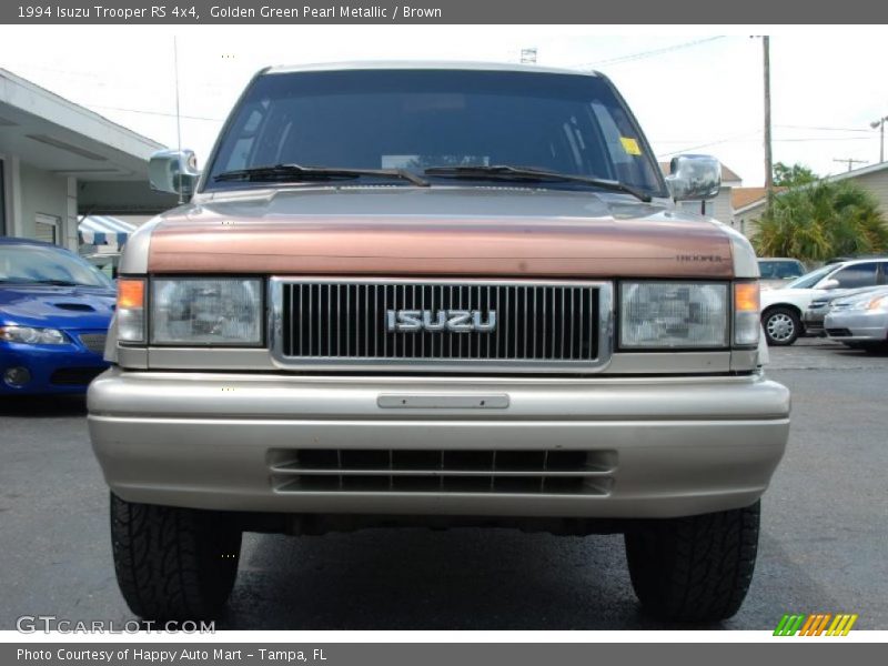Golden Green Pearl Metallic / Brown 1994 Isuzu Trooper RS 4x4