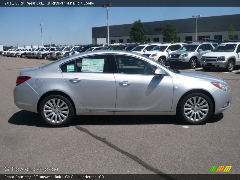 Quicksilver Metallic / Ebony 2011 Buick Regal CXL