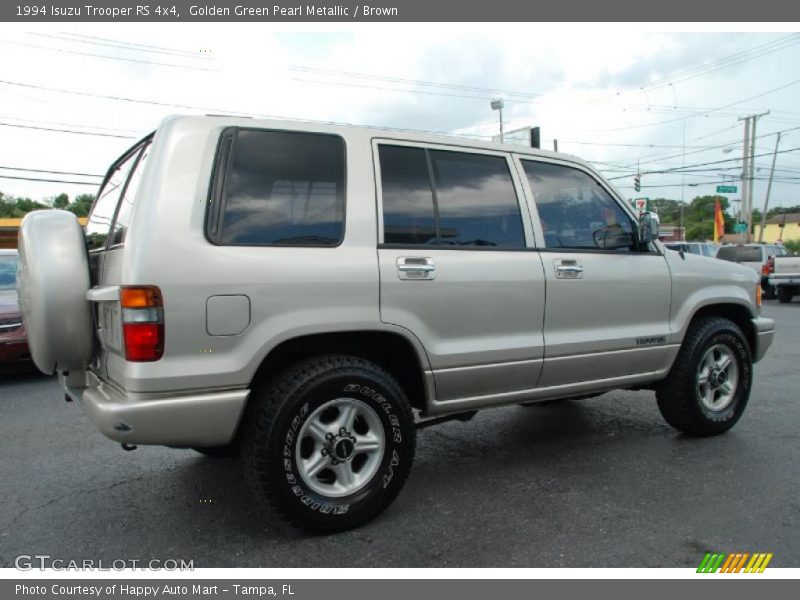 Golden Green Pearl Metallic / Brown 1994 Isuzu Trooper RS 4x4