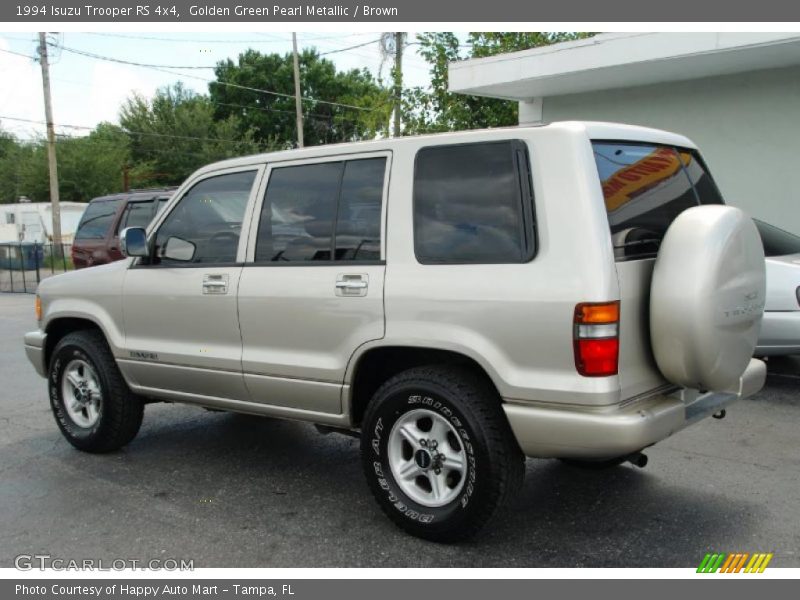 Golden Green Pearl Metallic / Brown 1994 Isuzu Trooper RS 4x4