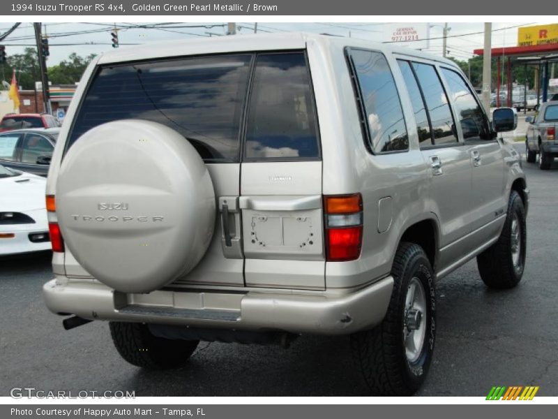 Golden Green Pearl Metallic / Brown 1994 Isuzu Trooper RS 4x4