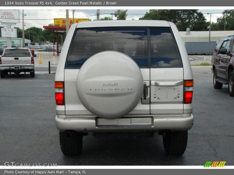 Golden Green Pearl Metallic / Brown 1994 Isuzu Trooper RS 4x4