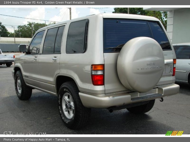 Golden Green Pearl Metallic / Brown 1994 Isuzu Trooper RS 4x4