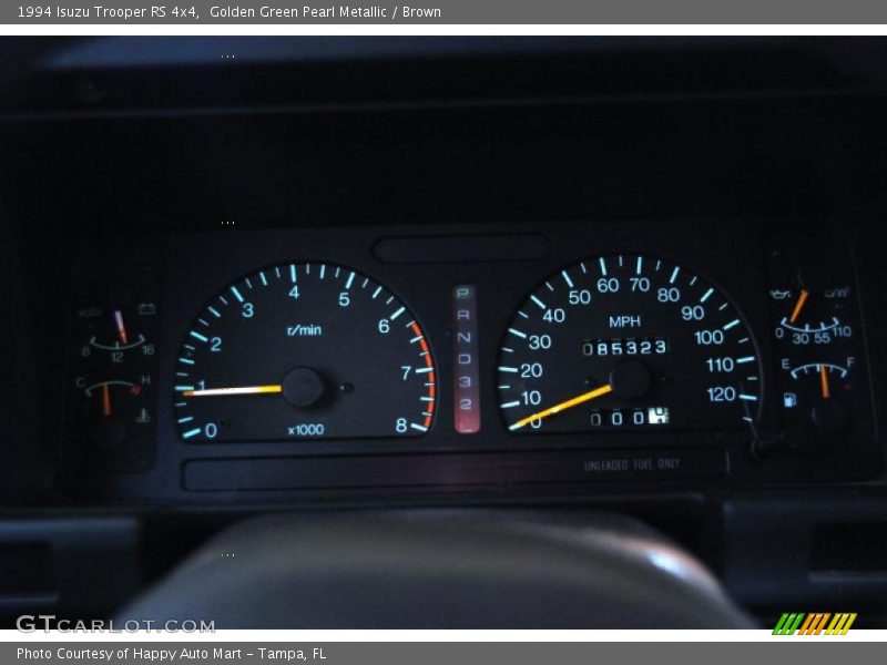 Golden Green Pearl Metallic / Brown 1994 Isuzu Trooper RS 4x4