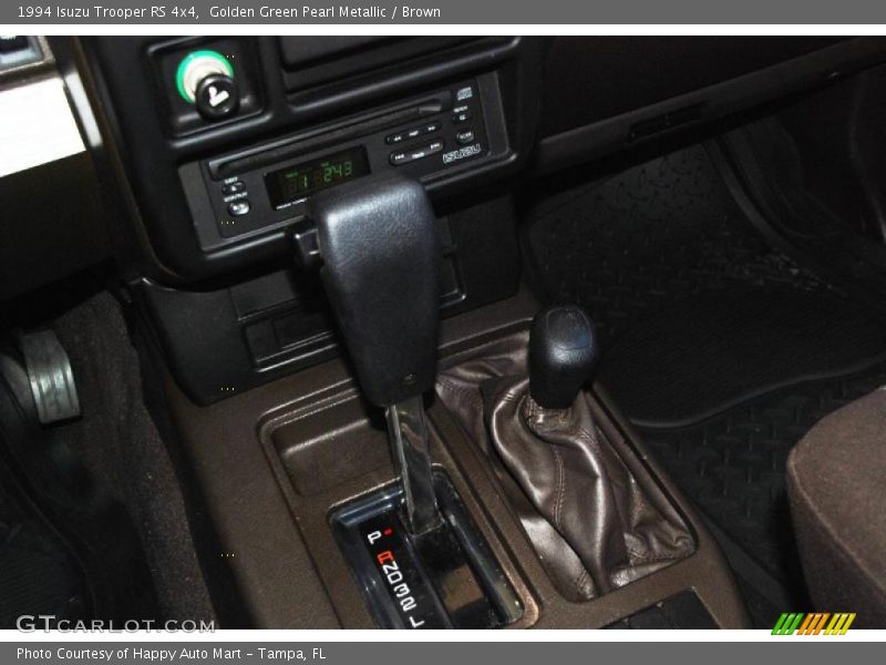 Golden Green Pearl Metallic / Brown 1994 Isuzu Trooper RS 4x4