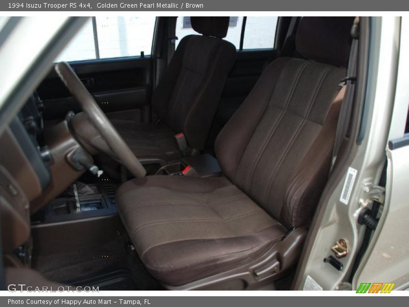 Golden Green Pearl Metallic / Brown 1994 Isuzu Trooper RS 4x4