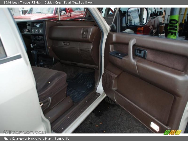 Golden Green Pearl Metallic / Brown 1994 Isuzu Trooper RS 4x4