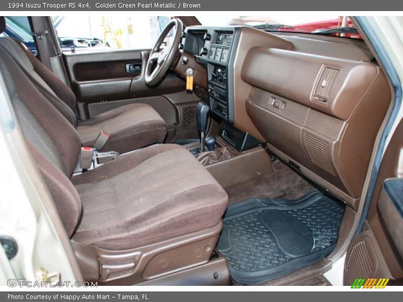 Golden Green Pearl Metallic / Brown 1994 Isuzu Trooper RS 4x4