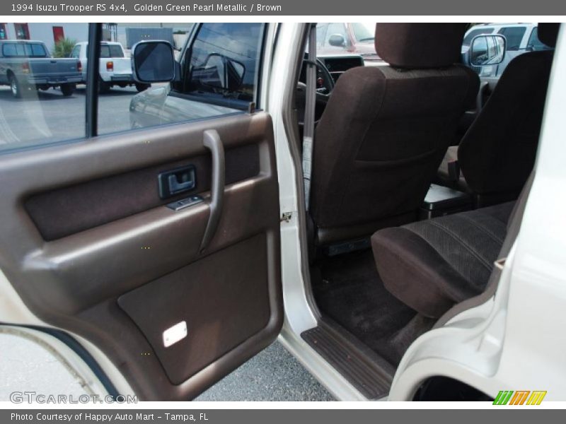 Golden Green Pearl Metallic / Brown 1994 Isuzu Trooper RS 4x4