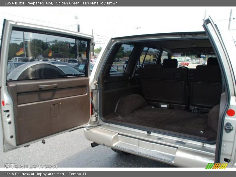 Golden Green Pearl Metallic / Brown 1994 Isuzu Trooper RS 4x4