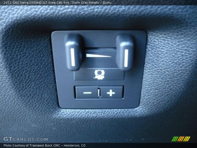 Storm Gray Metallic / Ebony 2011 GMC Sierra 2500HD SLT Crew Cab 4x4