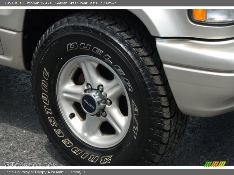 Golden Green Pearl Metallic / Brown 1994 Isuzu Trooper RS 4x4