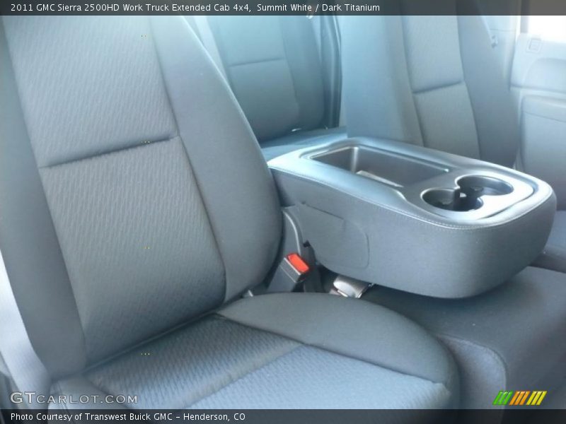 Summit White / Dark Titanium 2011 GMC Sierra 2500HD Work Truck Extended Cab 4x4