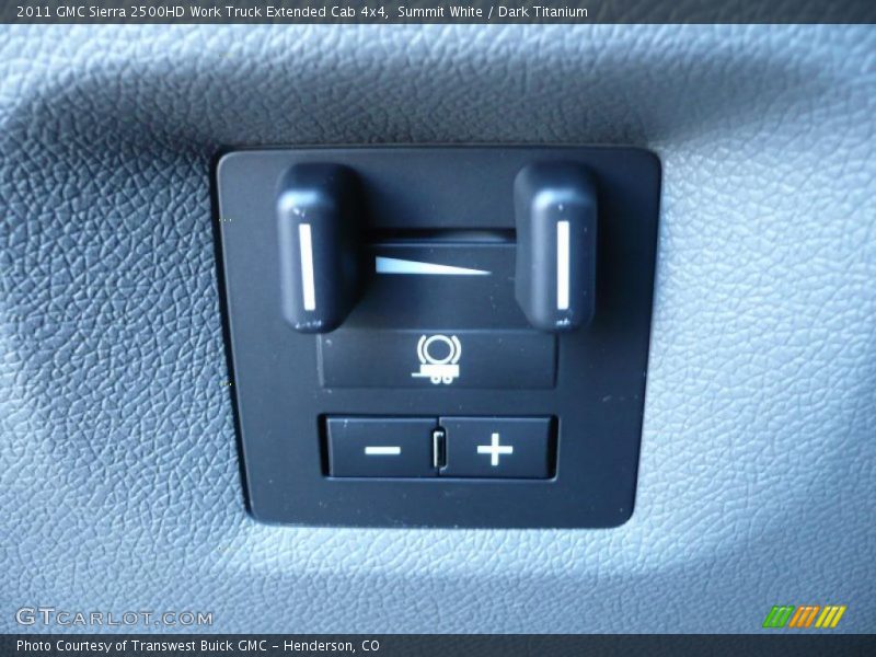 Summit White / Dark Titanium 2011 GMC Sierra 2500HD Work Truck Extended Cab 4x4