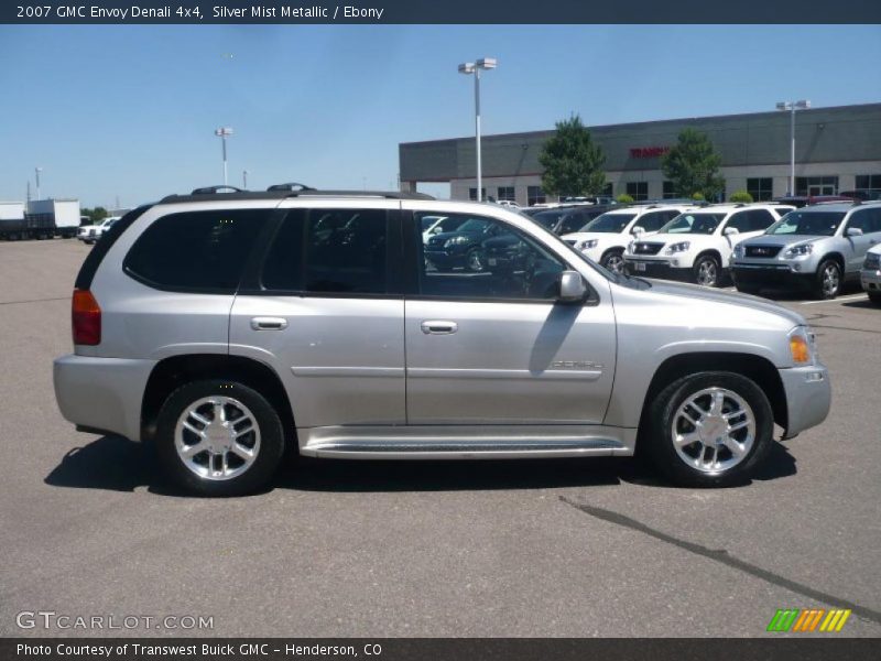 Silver Mist Metallic / Ebony 2007 GMC Envoy Denali 4x4