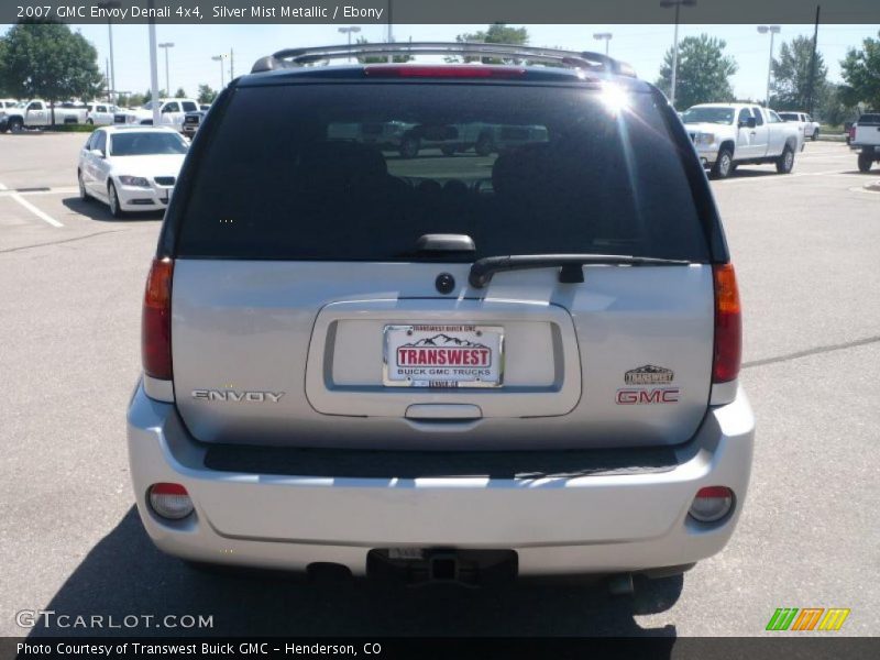 Silver Mist Metallic / Ebony 2007 GMC Envoy Denali 4x4