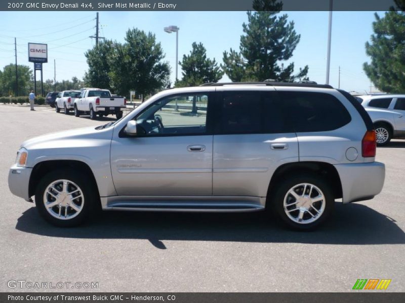 Silver Mist Metallic / Ebony 2007 GMC Envoy Denali 4x4