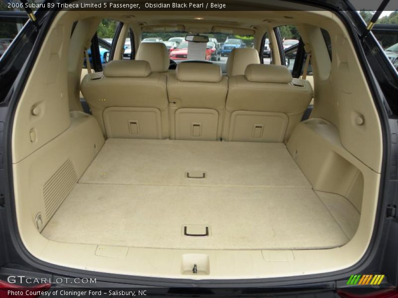 Obsidian Black Pearl / Beige 2006 Subaru B9 Tribeca Limited 5 Passenger