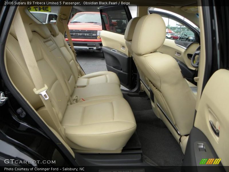 Obsidian Black Pearl / Beige 2006 Subaru B9 Tribeca Limited 5 Passenger