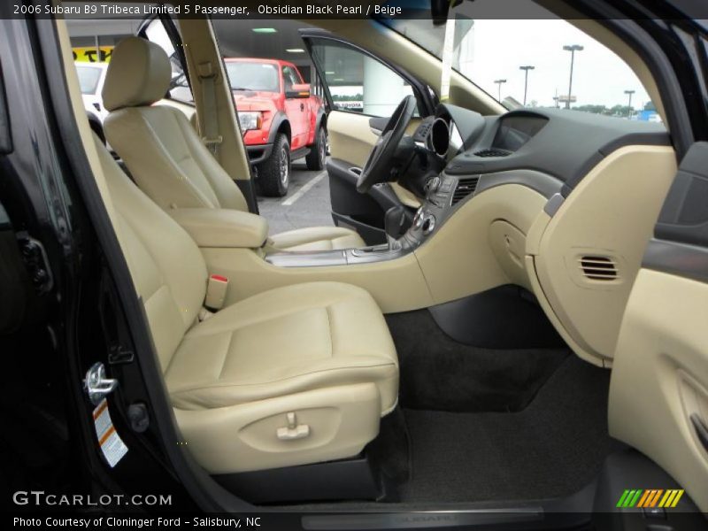 Obsidian Black Pearl / Beige 2006 Subaru B9 Tribeca Limited 5 Passenger