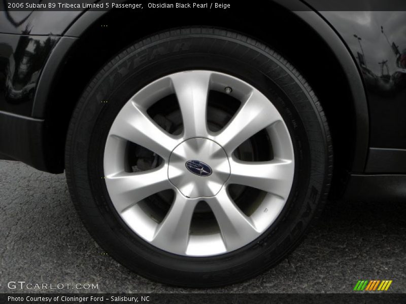 Obsidian Black Pearl / Beige 2006 Subaru B9 Tribeca Limited 5 Passenger