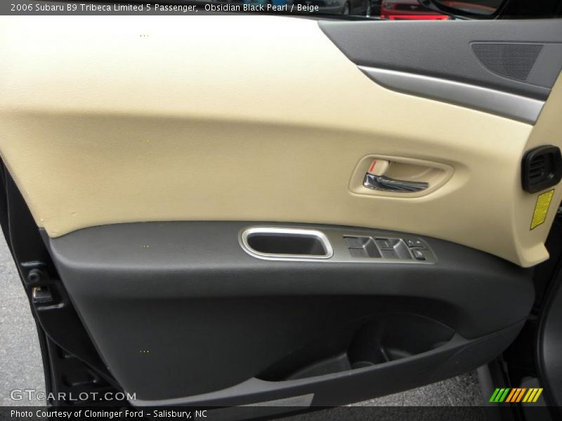 Obsidian Black Pearl / Beige 2006 Subaru B9 Tribeca Limited 5 Passenger