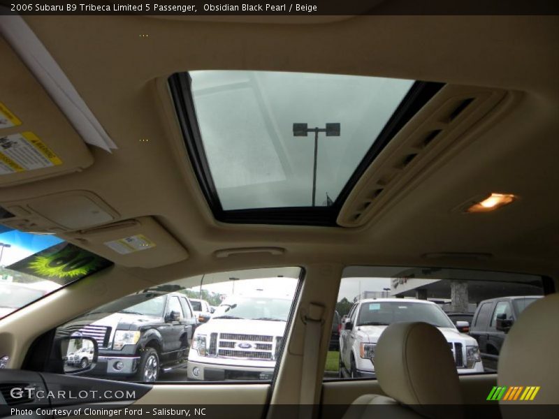 Obsidian Black Pearl / Beige 2006 Subaru B9 Tribeca Limited 5 Passenger