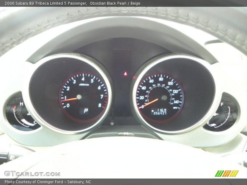 Obsidian Black Pearl / Beige 2006 Subaru B9 Tribeca Limited 5 Passenger