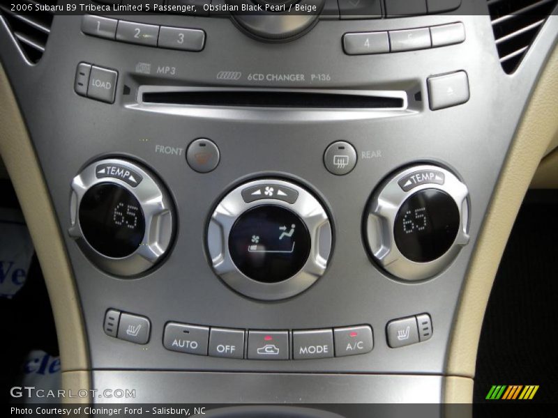 Obsidian Black Pearl / Beige 2006 Subaru B9 Tribeca Limited 5 Passenger