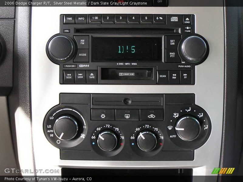 Silver Steel Metallic / Dark Slate Gray/Light Graystone 2006 Dodge Charger R/T