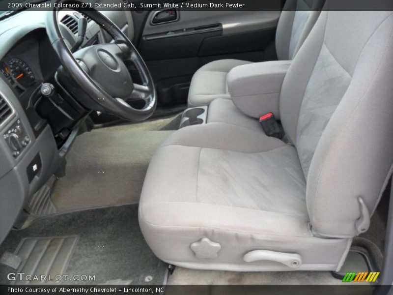 Summit White / Medium Dark Pewter 2005 Chevrolet Colorado Z71 Extended Cab
