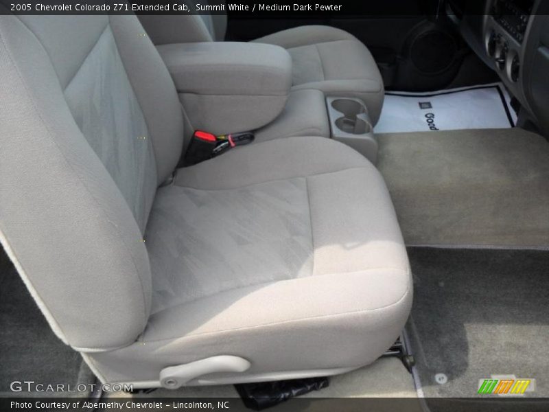 Summit White / Medium Dark Pewter 2005 Chevrolet Colorado Z71 Extended Cab