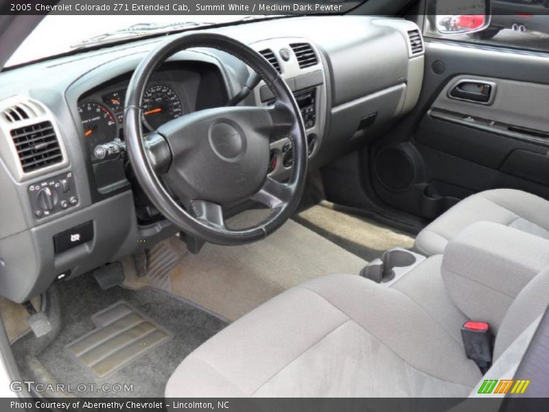 Summit White / Medium Dark Pewter 2005 Chevrolet Colorado Z71 Extended Cab