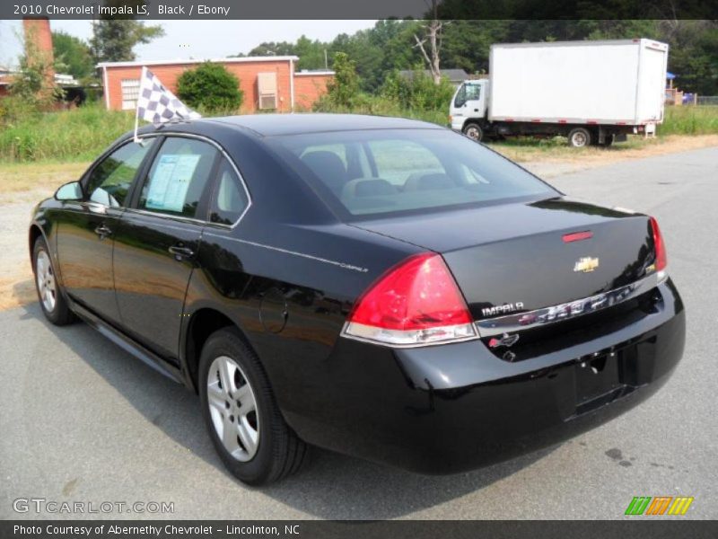 Black / Ebony 2010 Chevrolet Impala LS