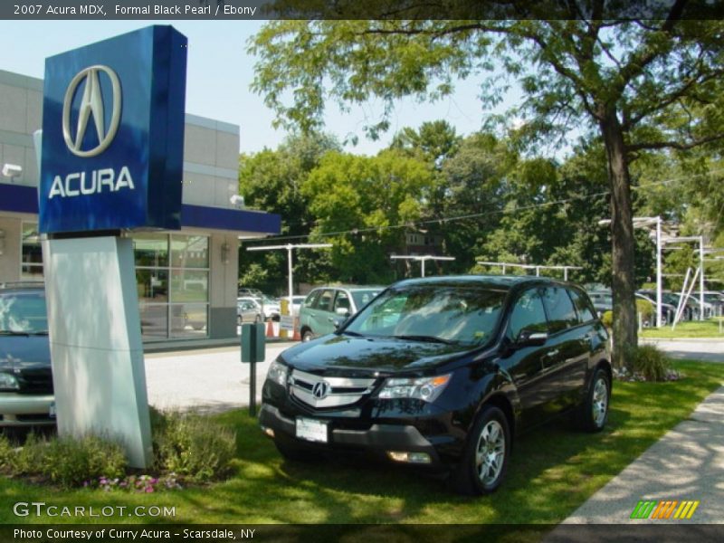 Formal Black Pearl / Ebony 2007 Acura MDX