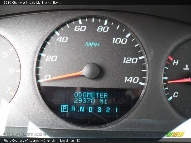 Black / Ebony 2010 Chevrolet Impala LS