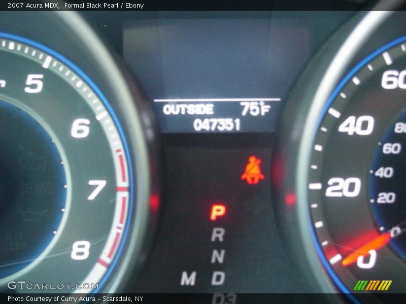 Formal Black Pearl / Ebony 2007 Acura MDX