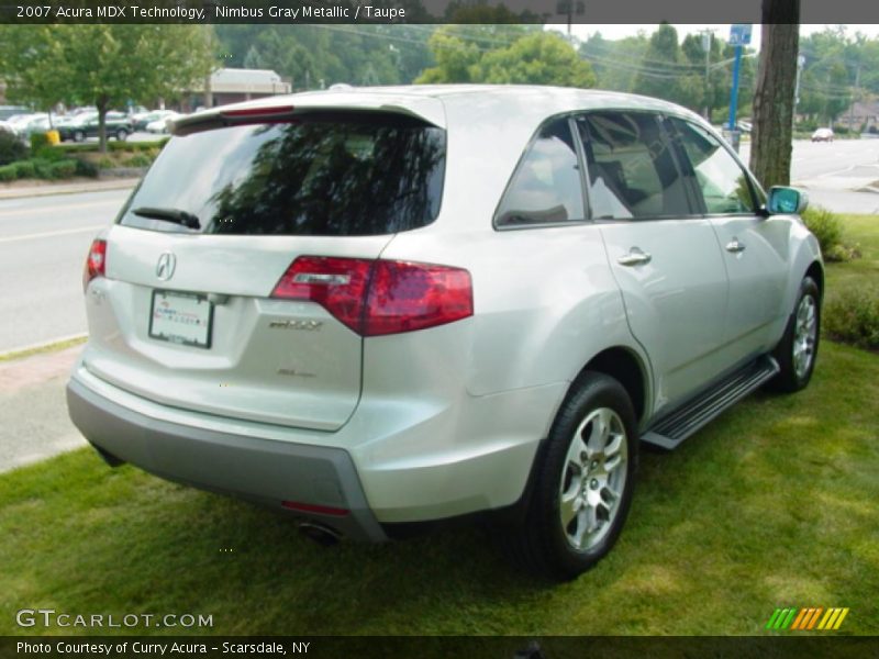 Nimbus Gray Metallic / Taupe 2007 Acura MDX Technology