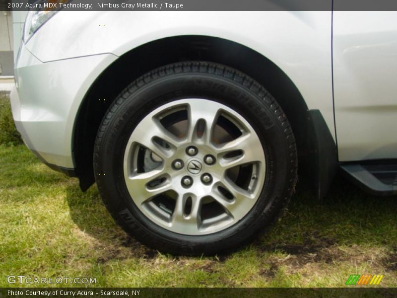 Nimbus Gray Metallic / Taupe 2007 Acura MDX Technology